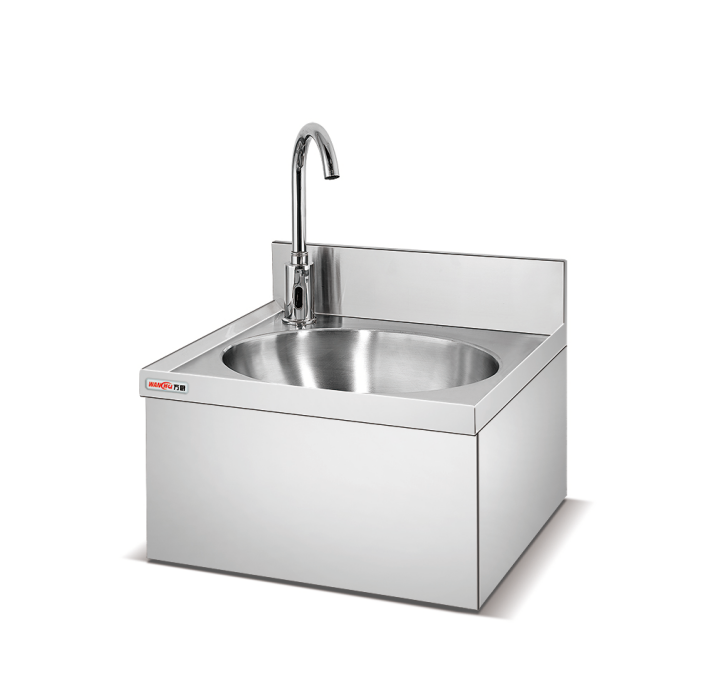 Portable Sink with Water Tank Stainless Steel, Mobile