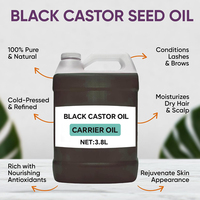 Huile de ricin pressée à froid en vrac, huile végétale pure naturelle pour les soins capillaires, l'hydratation de la peau, la fabrication de savons cosmétiques, matière première
