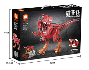 Vente chaude <span class=keywords><strong>Forange</strong></span> FC6201 Grand Tyrannosaurus Dinosaure DIY blocs de construction Shantou jouets pour enfants - Product Image 1