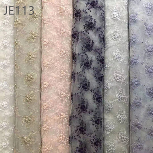 Оптовая продажа, фабрика <span class=keywords><strong>Tokay</strong></span> аппликация, сетчатая вышитая Цветочная французская кружевная тюлеевая ткань - Product Image 6