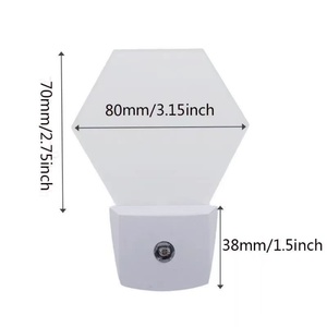 Base de Lámpara Nocturna LED 3D Personalizada con Enchufe Cuadrado de Acrílico, Lámpara Nocturna con Sensor para Cocina Interior - Product Image 6