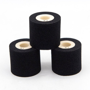 XJ Type 40*40mm Hot Melt <strong>Ink</strong> Rolls <strong>Suppliers</strong> Printing Batch Number Expiry Date Black Solid <strong>Ink</strong> <strong>Roller</strong> - Product Image 2