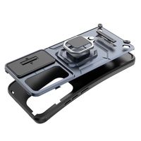 Coque de téléphone antichoc en PC dur Offre Spéciale avec support d'anneau magnétique Béquille pour OPPO Reno 12 Pro 5G