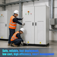 Système de conversion d'énergie solaire (PCS) - Boîtier de distribution - Megarevo MPS Hybride 550 kW 720 A 400 V IP55 - Inverseur de stockage d'énergie