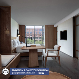 خدمة التصميم الداخلي للفنادق ، عرض ثلاثي الأبعاد ، التصميم الداخلي لغرفة العرض الحديثة ، مورد حل محطة واحدة - Product Image 2