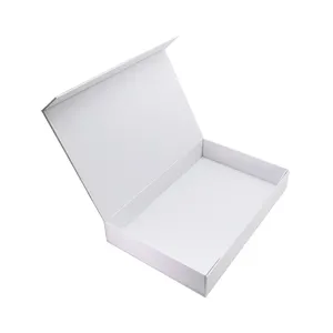 Printed folding cardboard paper packaging pack gift flat box