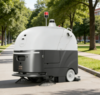 Balayeuse électrique intelligente sans conducteur, entièrement automatique, avec moteur de nettoyage, fonctionnement sécurisé 24h/24 et recharge automatique de l'eau