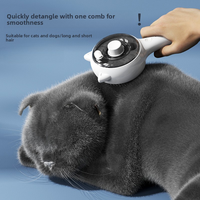 Peigne de toilettage pour animaux de compagnie à un clic, éliminateur d'odeurs, lisseur de poils pour chats et chiens à poils longs ou courts, vente flash
