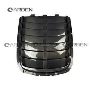 Copertura Decorativa in Fibra di Carbonio Stile GT500 per la Parte Centrale del Cofano Motore in Lega di Alluminio Aggiornato per Ford Mustang - Product Image 1