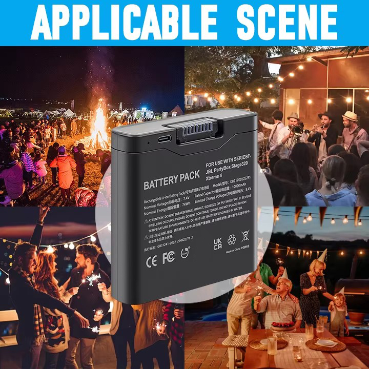 Battery 400 Replacement For Jbl Partybox Stage 320 Bhutan