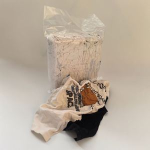 Trapos de Algodón Blancos Reciclados para Limpiar, Paños de Limpieza Económicos para Uso Industrial - Product Image 1