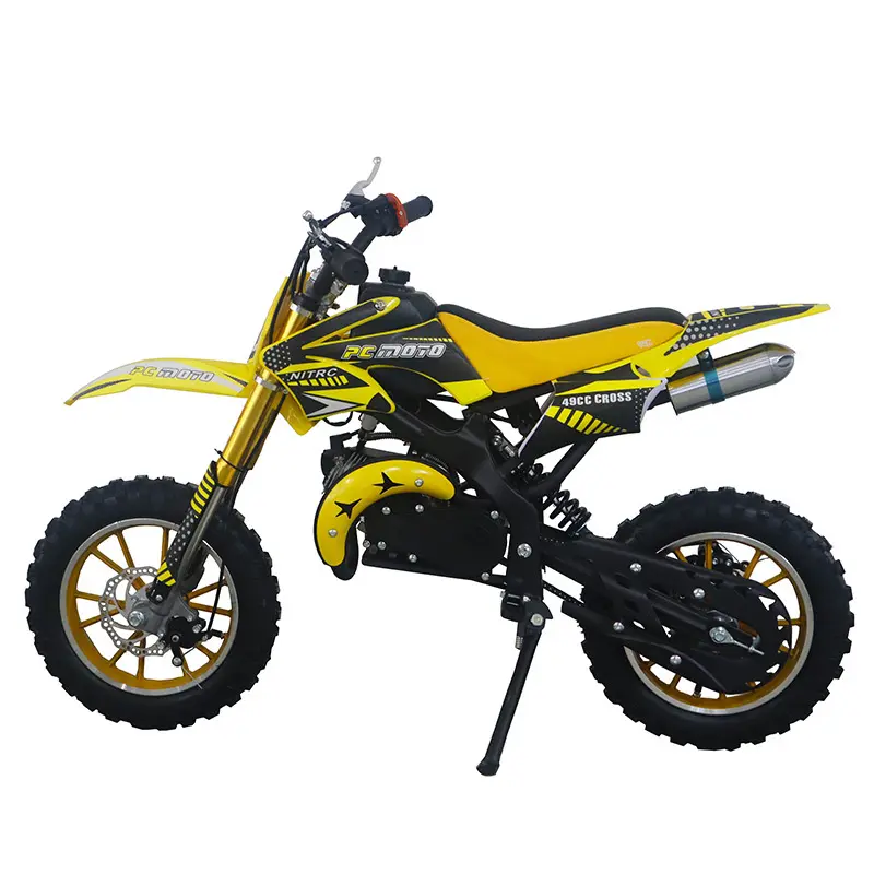 Desain Baru 49cc Motor Mini Menerima Sampel 2 Tak Balap Saku Sepeda Motor Trail untuk Anak-anak