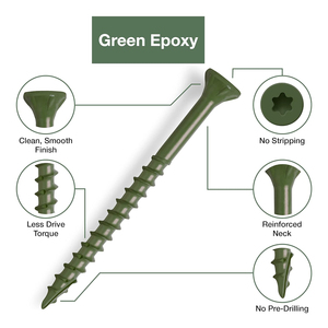 316 304 Torx ổ đĩa sàn gỗ tùy chỉnh vít chìm đầu thép không gỉ axit bằng chứng vít tự khai thác sàn 220mm Vít - Product Image 2