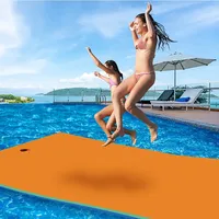 2023 World Popular XPE Foam Fun pad alfombra flotante de agua para piscina barco lago playa 18 15 12 9 pies