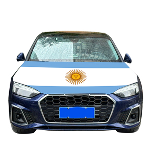 Funda para Capó de Coche con la Bandera de Argentina, Funda para Motor de Coche con Efecto de Impresión por Transferencia de Calor, Tamaño Personalizado, Tejido Elástico - Product Image 1