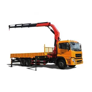 Loading 10/12/16/25 Tons Boom Arm 4x4 Crane Hydraulic Truck Cranes Price Truck Mounted Mini Crane Truck For Sale