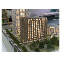 Modèle de planification de bâtiments immobiliers 3D de nouvelle conception, utilisation en extérieur, style européen, garantie d'un an, échelle de construction architecturale