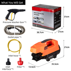 Portatile 220V pompa ad alta pressione autolavaggio <span class=keywords><strong>auto</strong></span>-adescante in acciaio inox rame automatico in plastica del motore manuale acqua <span class=keywords><strong>auto</strong></span> lavatrice - Product Image 4