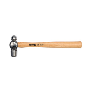 Yato Ball Peen <b>Hammer</b> 2 In Round Face Wooden Handle Industrial Grade YT-4520 - Product Image 1
