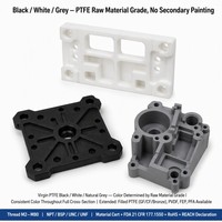 Usinage CNC sur mesure en PTFE pour services de tournage et fraisage de pièces plastiques d'équipements industriels - Petites commandes de précision acceptées