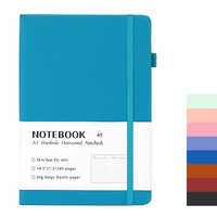 Carnet de notes de haute qualité avec logo personnalisé, carnet à points A5, couverture rigide en cuir, carnet promotionnel avec logo en relief