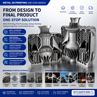 Printer 3D Logam Industri Sistem SLM Komponen Otomotif Layanan Prototipe Cepat Aluminium Kustom Baja Tahan Karat STL/3MF
