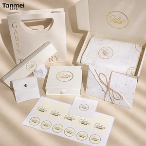Boîte à <span class=keywords><strong>Bijoux</strong></span> Personnalisée et Recyclable en Carton Tiroir, Emballage en Papier pour Parures, avec Pochette - Product Image 4