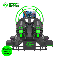 Machine VR 9D à 2 places, simulateur de vol Airbus, jeux vidéo, réalité virtuelle, parc à thème, montagnes russes, machine d'arcade VR
