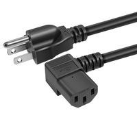 Universelles Netzkabel IEC 320 zu IEC-Buchse C13 250V 10A 3-Poliger Stecker