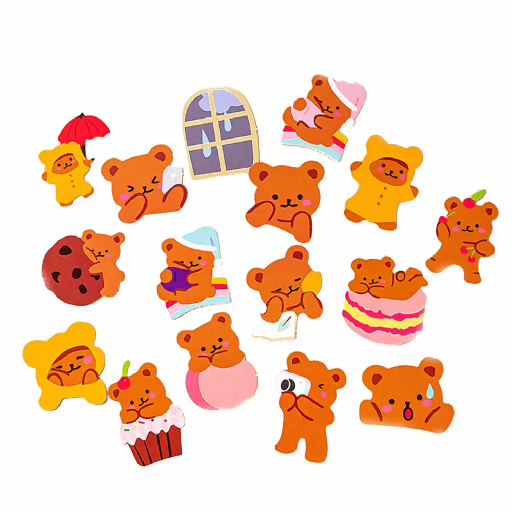Phụ kiện trang trí bàn tráng miệng tiệc sinh nhật phong cách Instagram phụ kiện trang trí bánh hình gấu