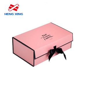 Hair Magnetic Box Packaging Box HENGXING Custom Logo Premium Cardboard Paper Gift Wig Hair Extension Magnetic Packaging Box
