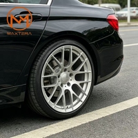 Maxtera Geschmiedete Maßgefertigte Silberne 359M Style PKW-Räder für BMW M3 325i 330i 335i M4 420i 425i 428i 430i 440i Z4 Leichtmetallfelgen
