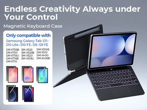 คีย์บอร์ดไร้สาย LAUDTEC Backlit Trackpad Magic Keyboard สำหรับ Galaxy Tab S11/S10 Lite/S10 FE/S9/S9 FE พร้อมเคสอัจฉริยะ - Product Image 4