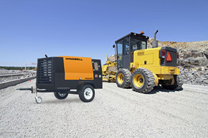 Chine <span class=keywords><strong>Compresseur</strong></span> d'air portable diesel de <span class=keywords><strong>compresseur</strong></span> d'air de 185 cfm pour le sablage - Product Image 6