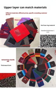 4 러너/랜드 크루저/Alphard/Handlander/Verso 7 인승 차량을위한 고급스러운 맞춤형 정품 가죽 자동차 바닥 매트 - Product Image 4