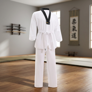 Uniforme de Taekwondo Poomsae en Polyester Léger de Haute Qualité Chenqi OEM pour Adultes, Modèle T-3 Taille M, Style Arts Martiaux - Product Image 3