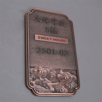 Plaques métalliques en laiton gaufré, Logo de société personnalisé, Plaques métalliques