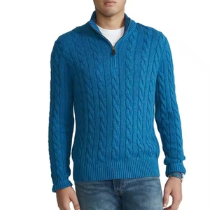 เสื้อสเวตเตอร์ถักแบบมีซิปสำหรับผู้ชายเสื้อสเวตเตอร์คาร์ดิแกนลายดอกไม้แบบสั่งทำเสื้อสเวตเตอร์ขนาดใหญ่พิเศษ - Product Image 5