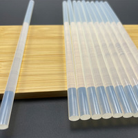 Ventes directes d'usine bas prix Transparent clair bâton de colle thermofusible Eva résine de Silicone Construction propre emballage résine acrylique
