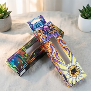 Boîtes en papier recyclé personnalisées de haute qualité avec estampage à chaud, impression quadricolore, boîte vide jetable de 2 g pour cartouche de 1 ml - Product Image 6