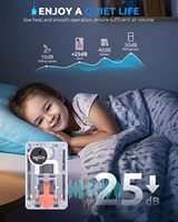 Seaoura SR-201 Pompe à air silencieuse pour aquarium, mini-générateur d'oxygène réglable à 1 sortie pour poissons, vente en gros