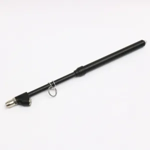 Truck Car Black Straight Head Dual Head Stainless Steel Pencil Pressure Gauge With Hanging Ring