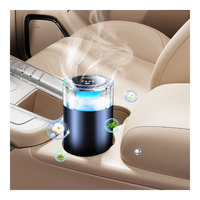 Humidificateur en aérosol métallique moderne intelligent longue durée avec vue sur le nuage désodorisant pour voiture parfum d'air pour voitures et hôtels