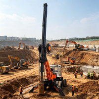 Foreuse rotative avancée pour les travaux de fondation de pieux de ponts et le forage de roches dures