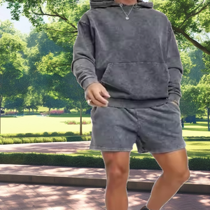 Sudadera con Capucha de Felpa Francesa de 380 g/m², Bordada, Lisa, Diseño Personalizado, Impresión Serigrafiada, 100% Algodón, Transpirable y Ecológica, Venta al Por Mayor - Product Image 2