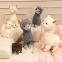 Peluche Alpaga Bouclée Super Mignonne OEM, Cadeau Idéal pour Anniversaire et Décoration d'Intérieur