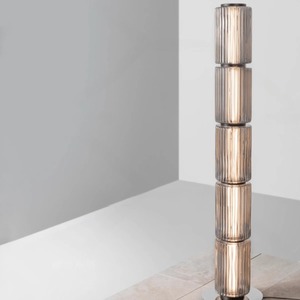 Lampe de table en verre artistique E27 LED 220V, commande par interrupteur, design simple pour salon et chambre à coucher - Product Image 3