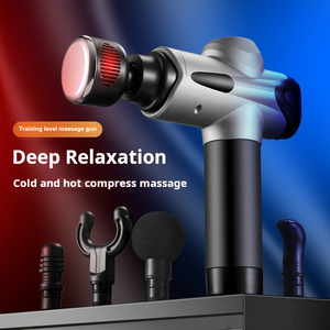 2025 nuevo producto gimnasio Fitness vibración masaje dispositivo pantalla táctil atletas percusión masaje profundo calor frío pistola de masaje - Product Image 2