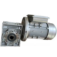 Réducteur à vis sans fin compact 220V robuste et durable, moteur monophasé pour l'automatisation industrielle