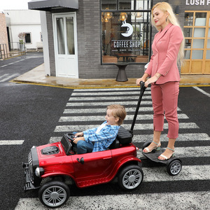 Auto Eléctrico de Cuatro Ruedas para Niños con Control Remoto, para Niños y Niñas de 2 a 4 Años, Material Plástico - Product Image 1